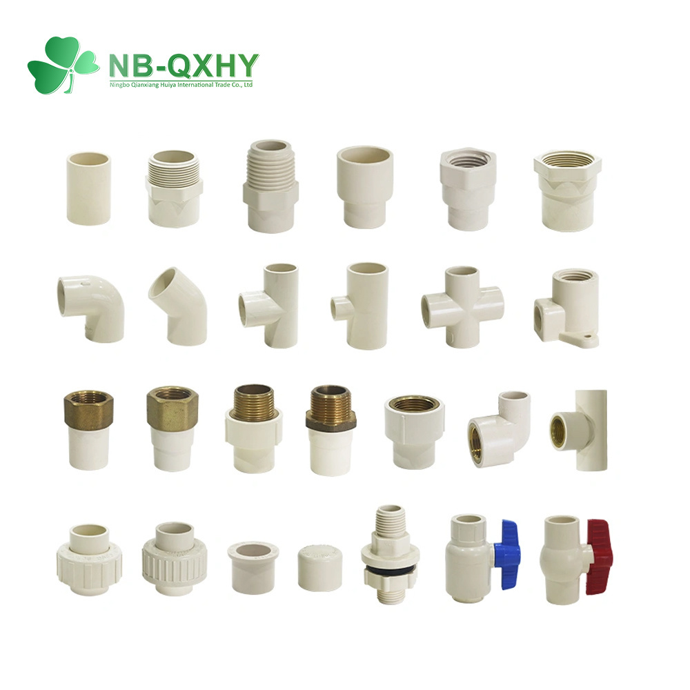 High Pressure Standard Tee CPVC PVC Plastic ASTM 2846 Pipe Fitting for Water Supply