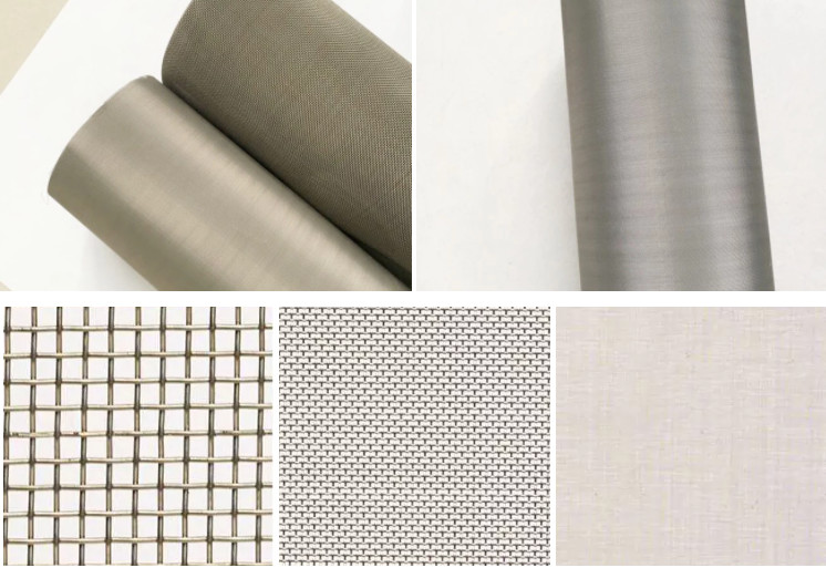Aperture Stainless Steel Woven Wire Mesh Roll 500 Mesh 0.026mm Plain Weave For Filter