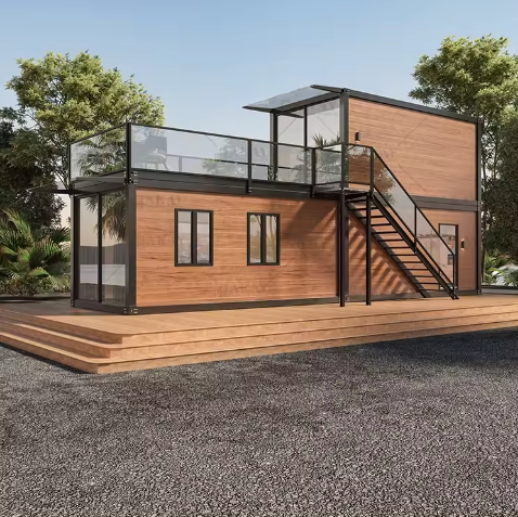 Contemporary Steel Structure Portable Prefab Folding Container House For Living