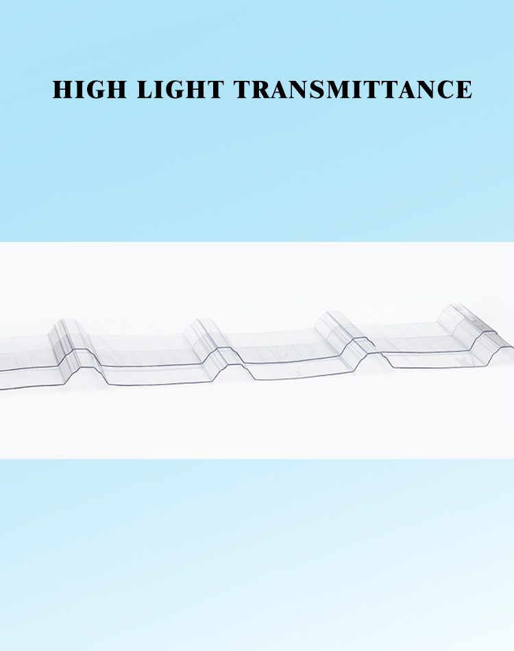 White Polycarbonate Corrugated Roofing Panel Clear Poly Roofing Sheets