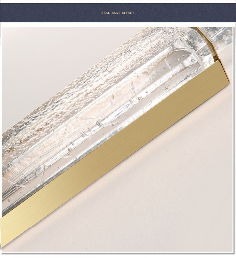 Nordic Luxury crystal wall lamp living room bedroom bedside restaurant corridor creative wall light (WH-OR-254)