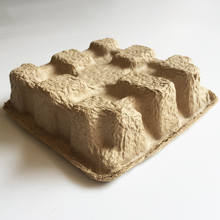 Customized Recycled Paper Molded Pulp Tray Dry Press Box Insert For Toy