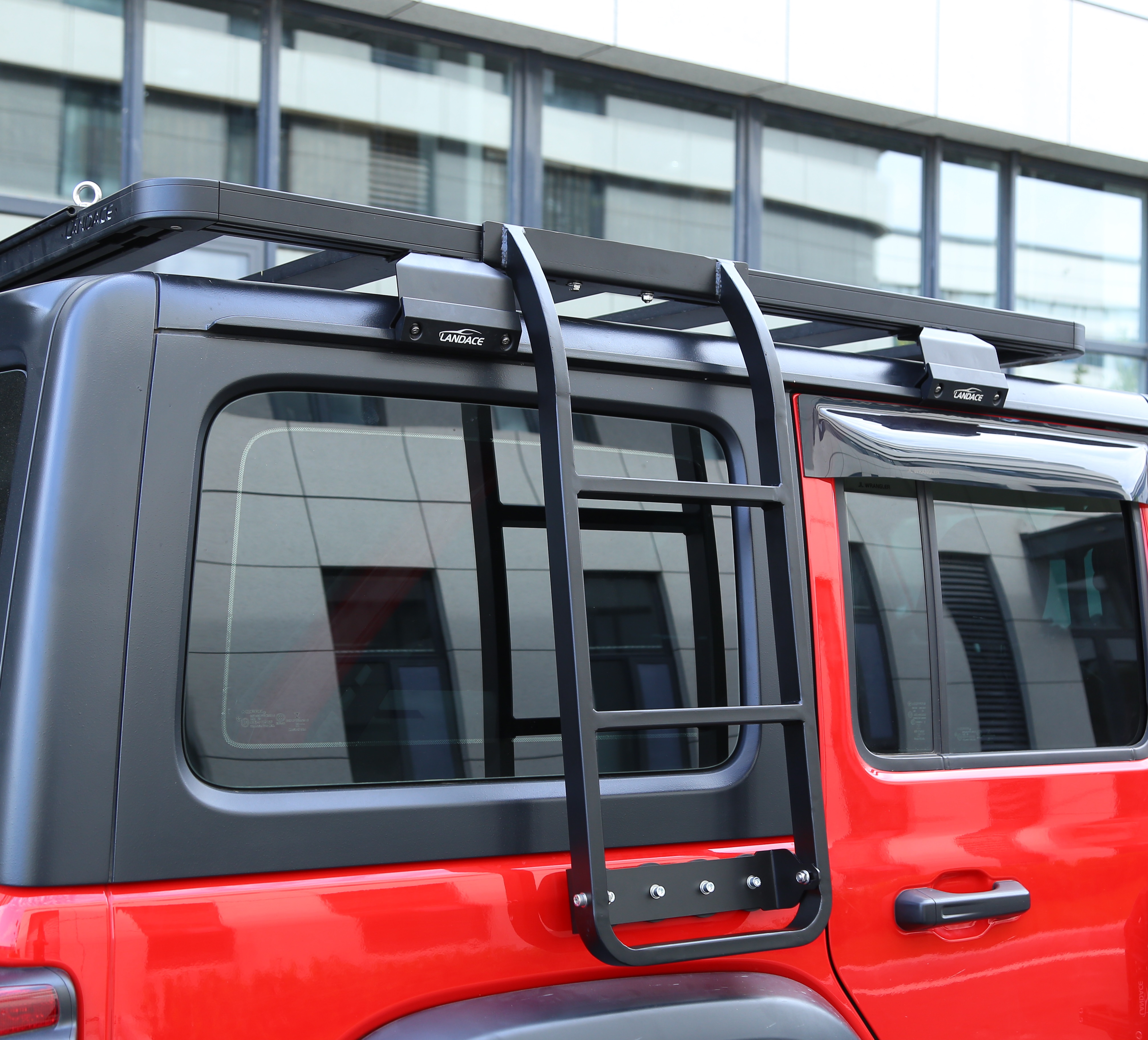Aluminum Alloy Roof Rack Ladder WranglerJL Pickup Truck Ladder Rack