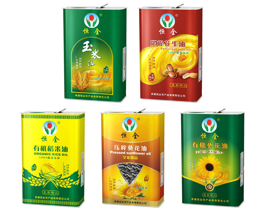 Olive Oil Square Metal Tin Containers 5 Liter With Plastic Lids