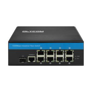 8 Port RJ45+1*SFP L2 Managed Gigabit Ethernet Switch IP40 Dual Power Input Poe