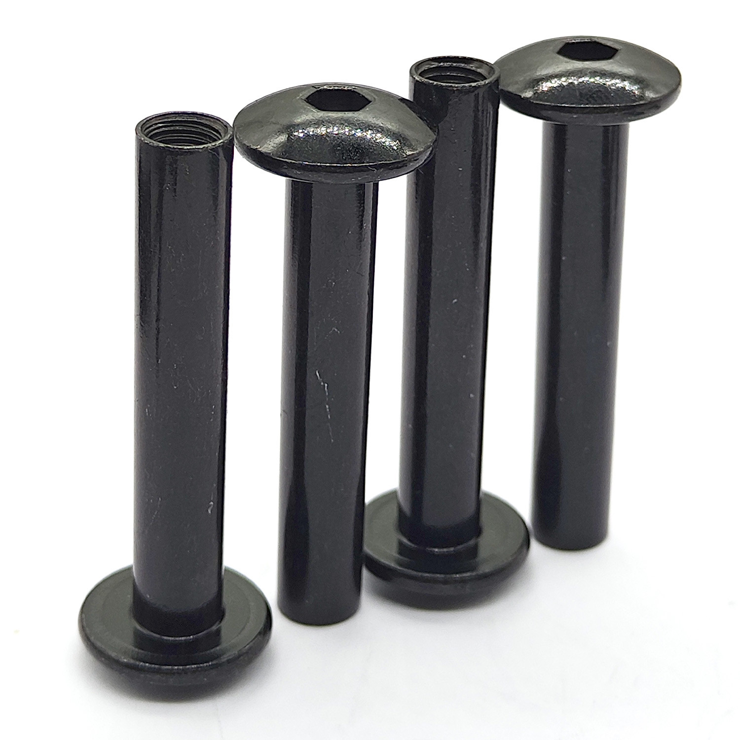 High Precision CNC Machining Automotive Parts 20x12 Customized Steel Components Black
