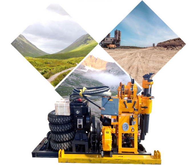 High Power Hydraulic Core Drilling Rig Machine Water Well Use Xy -150