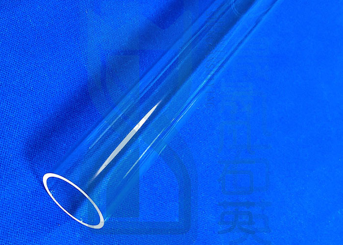 Chemical Resistant Glass Capillary Tube , Flat Bottom Test Tubes Anti Acid Customized Shape Quartz Glass Tube