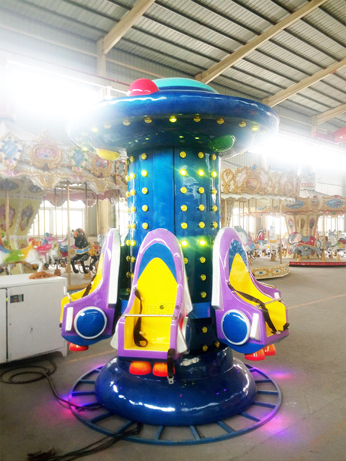 6KW Amusement Park Rides 6 Seats Jumping Machine Lifting Tower