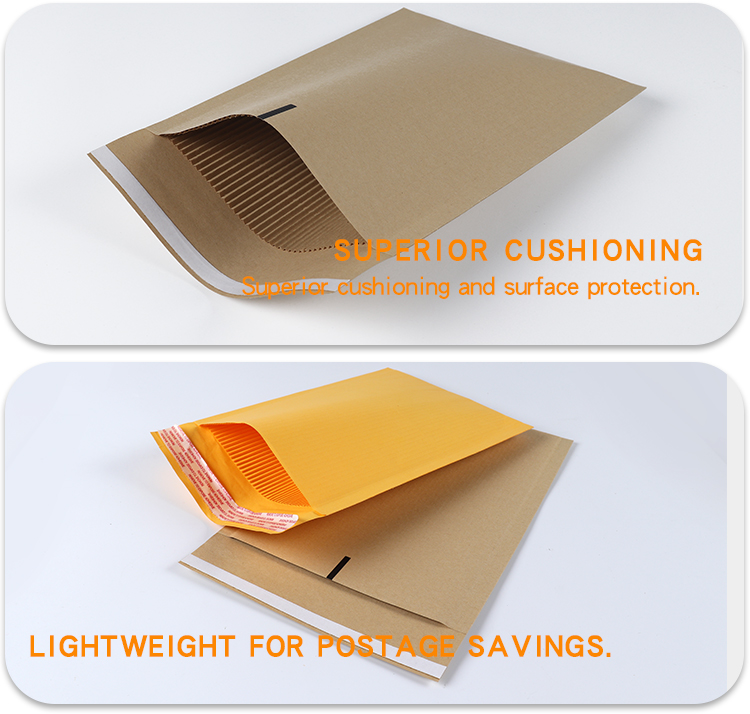 Corrugated Lining Self Adhesive Mailing Bags 32x20CM 30x19CM 18.3x18.3CM