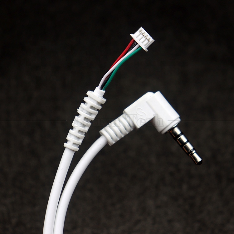 Customized 90 Degree Angle 3.5mm Audio Jack TRRS to JST MX XH PH SH ZH Cable