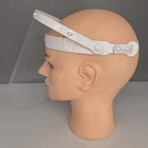 Custom color bracket protective face shield with flip up clear cover