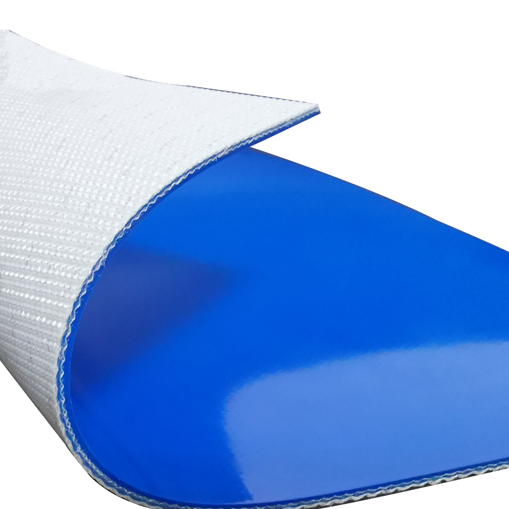 2.0mm Green Industrial Rough Surface PVC Conveyor Belt for High Flexibility