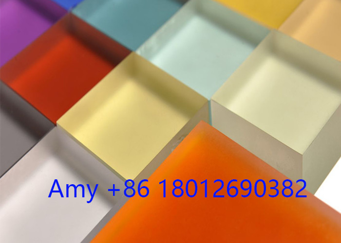 Cast Cutting Plastic Square Sheet Transparent PMMA double sided adhesive film clear acrylic_sheet