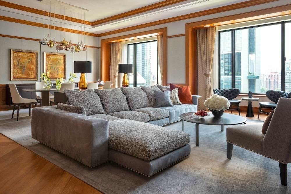 ODM Commercial Hotel Living Room Furniture Fabric Sofa
