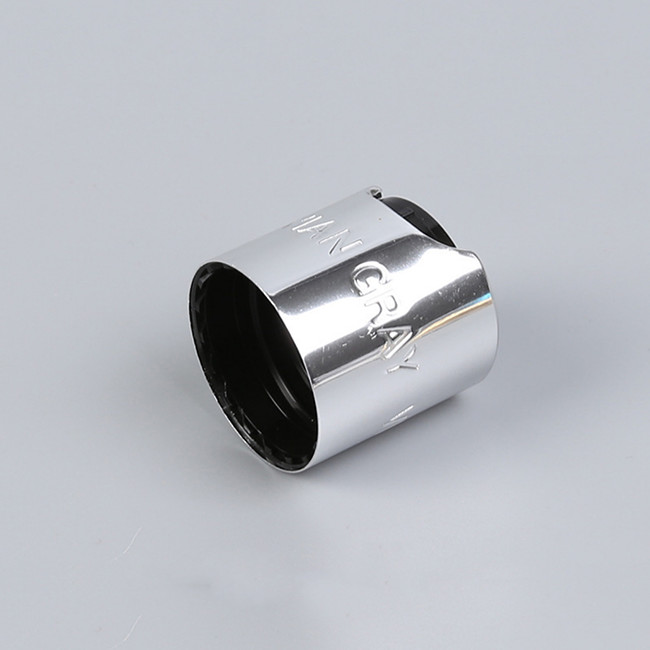 Shiny Silver Aluminium Shampoo Push Disc Top Cap Tassel 28/410 Disc Top Caps