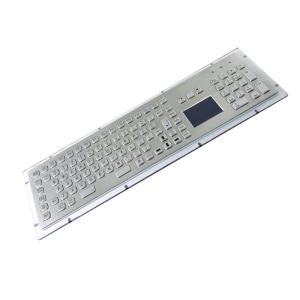 Waterproof IP65 103 Keys Panel Mount Metal Keyboard With Numeric Keypad