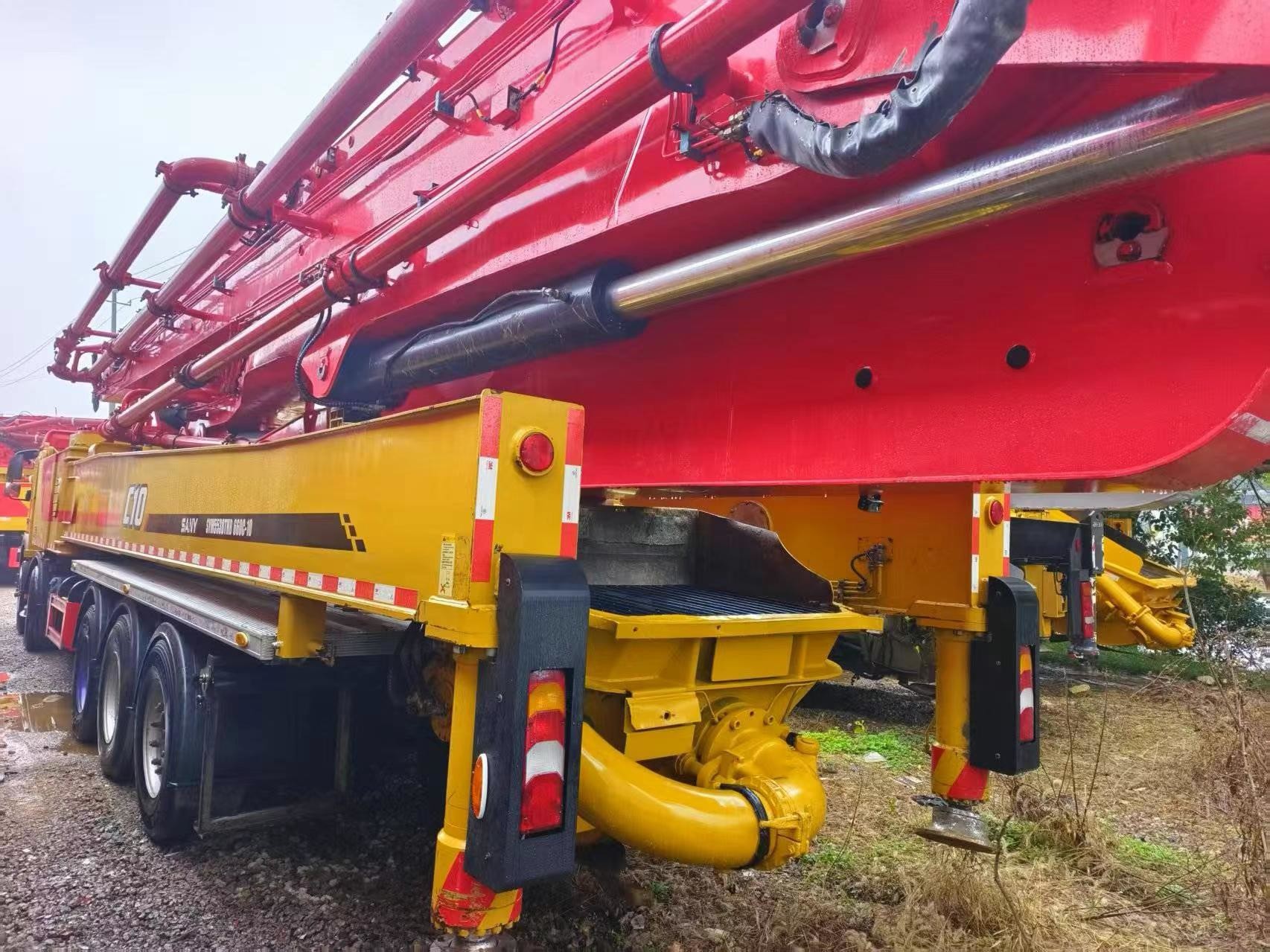 Sany 66m Concrete Pump for Rise Construction Easy Vertical Transportation and Hydraulic Handling in 2022
