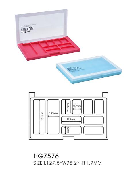 10 Colors Eyeshadow Makeup Case Rectangle Highlighting Face Contour Eyeshadow