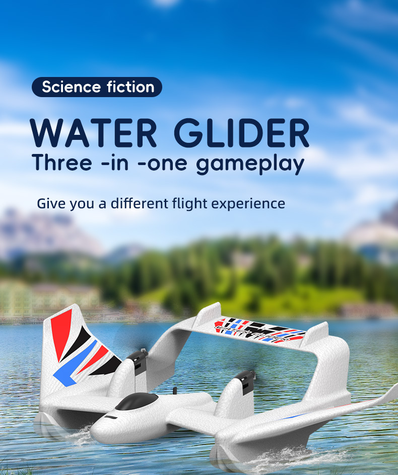 2 Channels Epp Foam Rc Hydroplane Remote Control Toy For Kids Age Range 5 to 7 Years Electric Power Source Amphibious