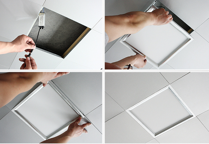 600x600mm 48W Suspended LED Panel Light Recessed Office Ceiling Downlight