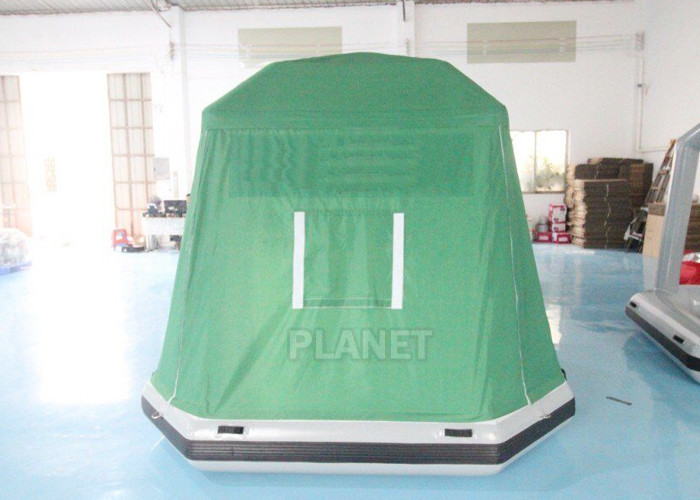 Outdoor Leisure Inflatable Floating Tent Floating Island Tent PVC Raft Boat