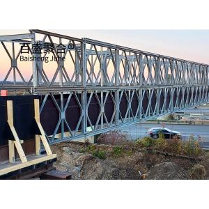 Load HS15-HS25 Steel Truss Frame Bridge Modular Prefab Portable ZB200 Steel Structure Bridge