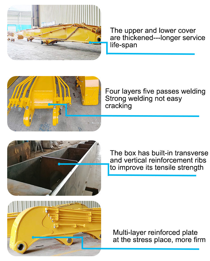 Excavator piling arm pile higher high effective for 20ton excavator