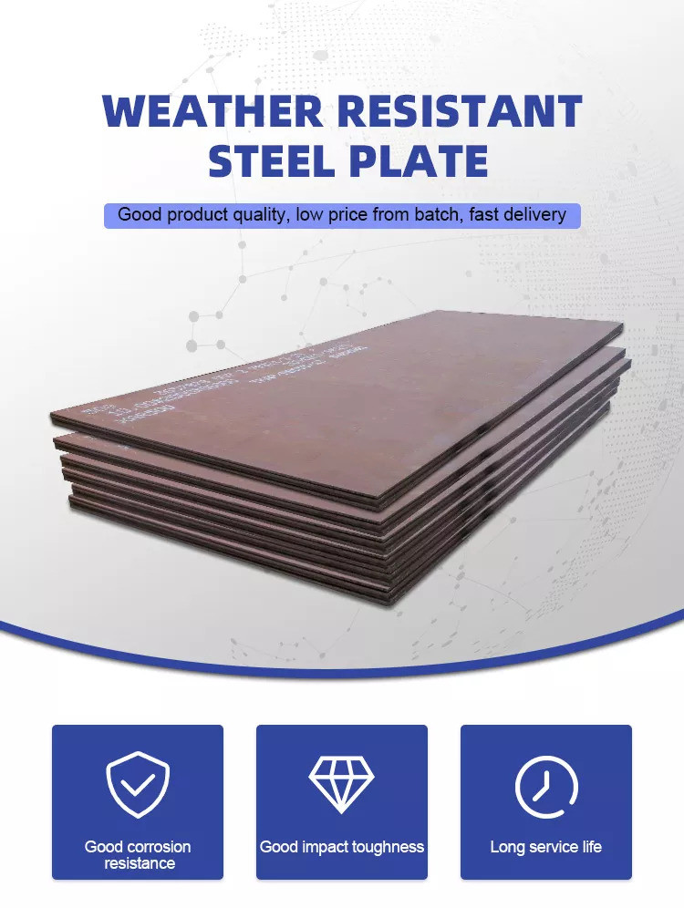 6mm Thick Corten A Steel Plate Q235nh Mill Finished For Outdoor Building