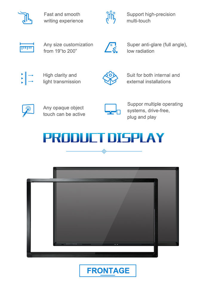 monitors Ir Multi Touch Frame DC 5V USB Interface