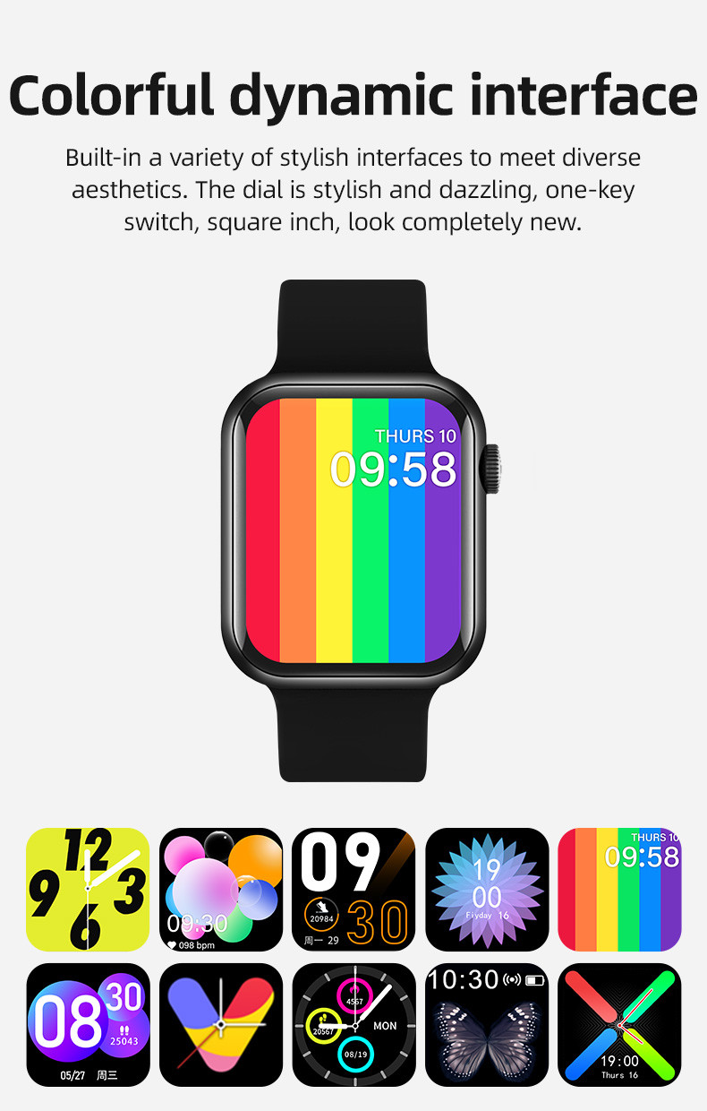 T500 Plus Men Women 1.54inch Touch Screen Call Smartwatch For Android IOS Phone T500+ Pro V T500+ plus HW16 X6 K6 Smart