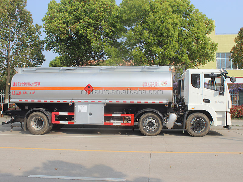 Factory Direct Price Dongfeng Jincheng 6x2 19.9cbm Flammable Fluid Methanol Crude Oil Chemical Tank Truck