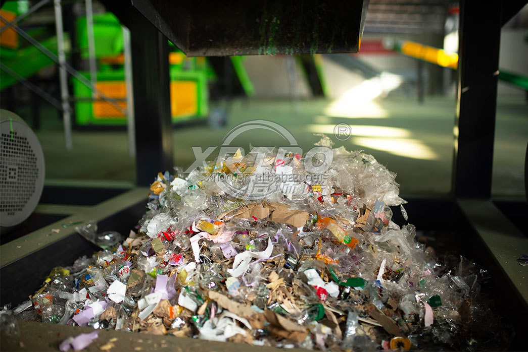 Plastic Waste Shredder Machine Double Shaft Shredder For Fabric And Clothes
