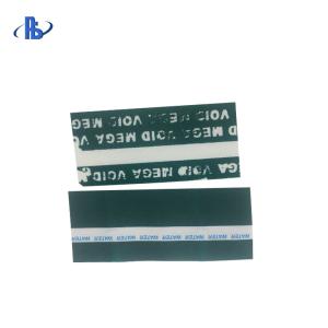 Pressure Sensitive Single Sided Adhesive Tamper Seal Tape Custom Acceptable
