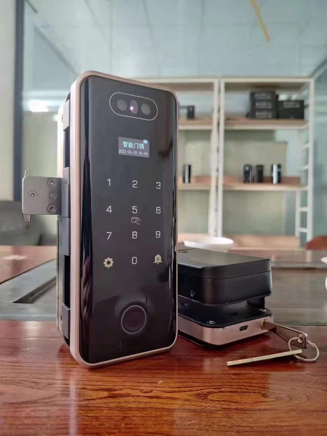 Intelligent G5S Glass Door Lock The Perfect Combination of Technology and Security