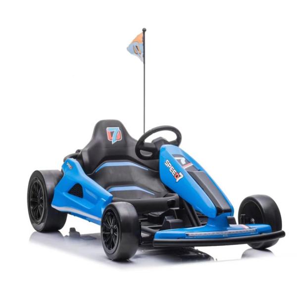 Direct Sale 12V/24V Electric Kart for Kids 2-4 Years Blue/Red/Yellow/White/Pink