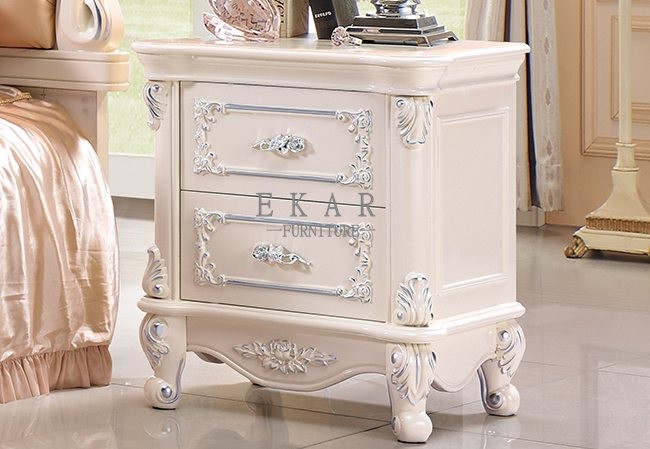Night Stand Wooden 3 Drawer Bedside Table