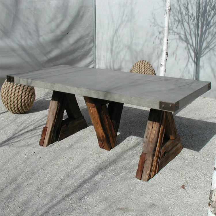 Durable Large Concrete Tables for Outdoor Dinning Concrete grc Table Sets For Home