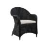 Buy cheap SNUGLANE Black 700mm Depth 640mm Length Rattan Garden Chairs Washable from wholesalers