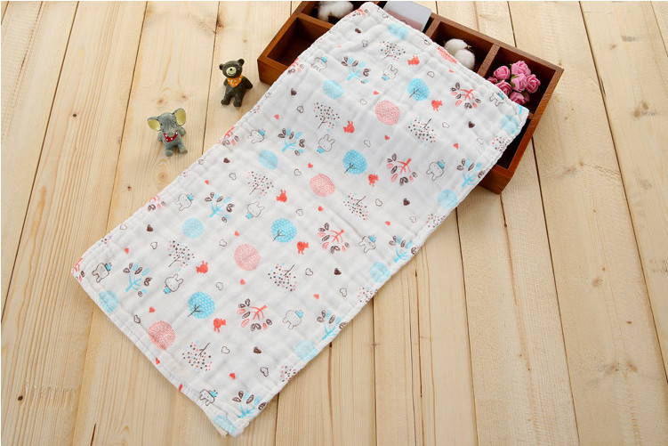 Natural 40S Cotton Bamboo Swaddle Blanket For New Born Breathable