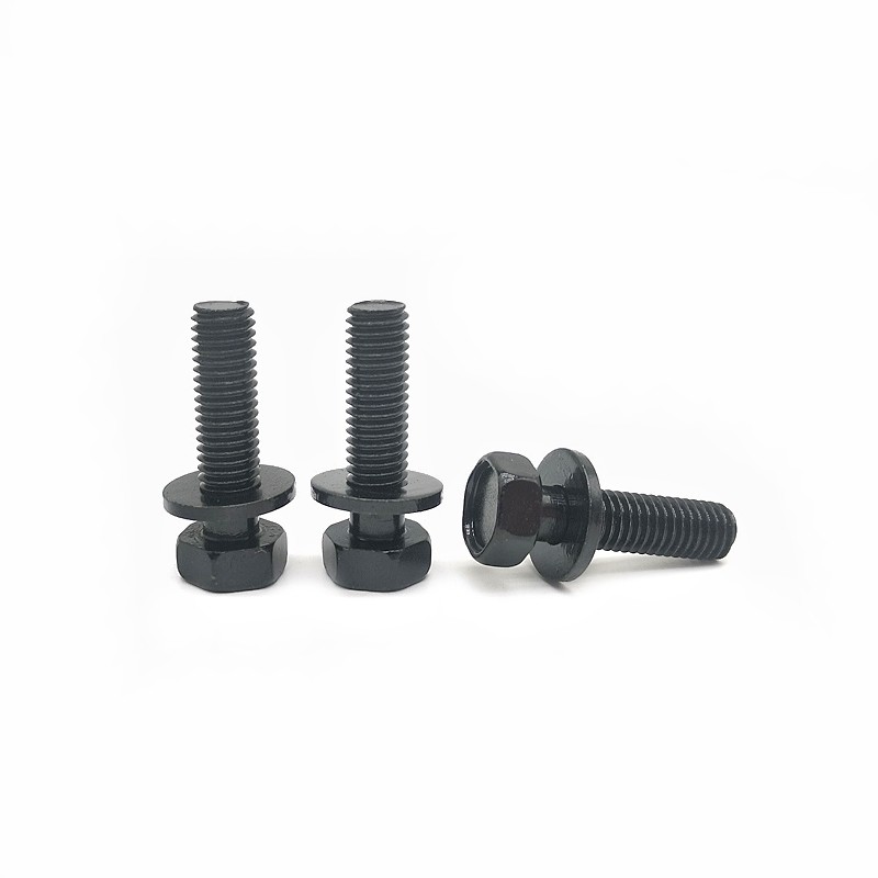 Plated Dacromet External Hexagon Combined Screw With Flat Pad 35mm