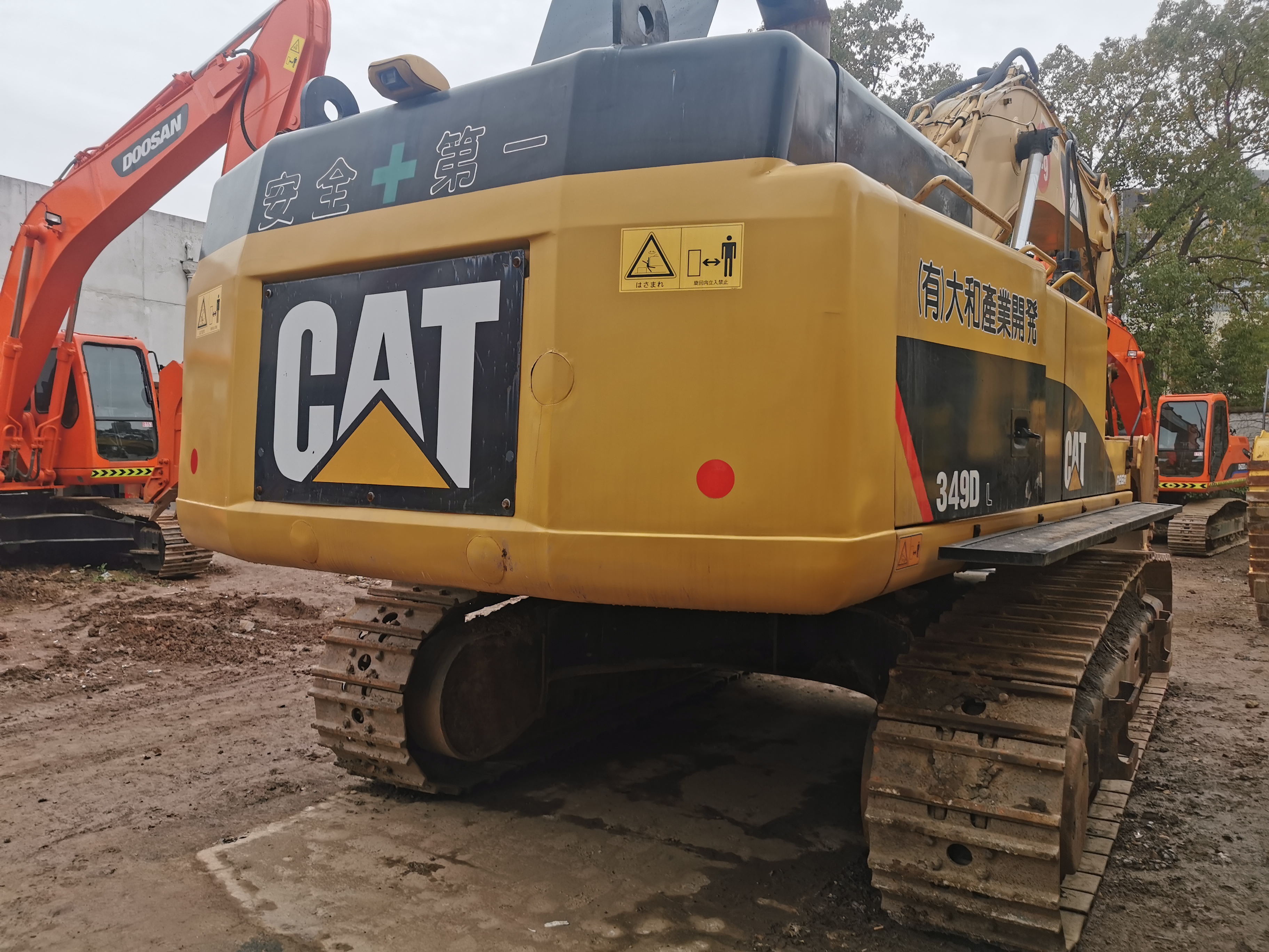 Japan Used CAT 349EL 349D 340 336D2L 336D Excavator with 1200 Working Hours