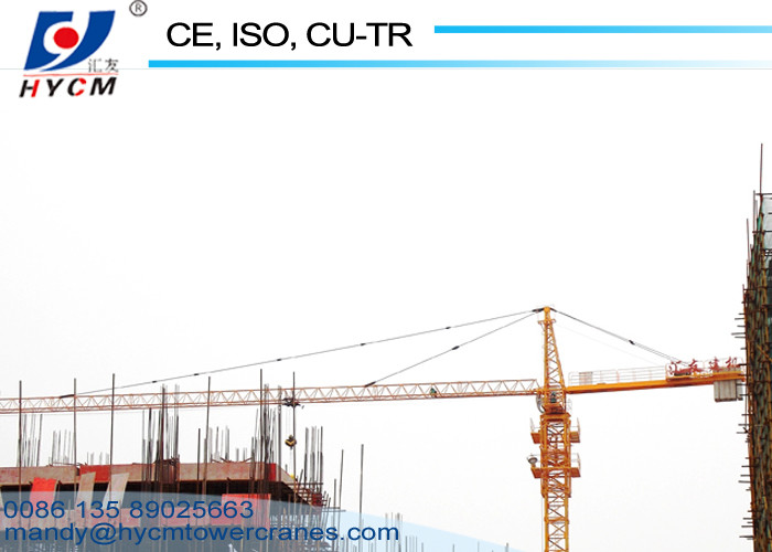 56m Lifting Jib Hot Sale Cabin Control 630KN.m Construction Building Sensor Topkit Tower Crane