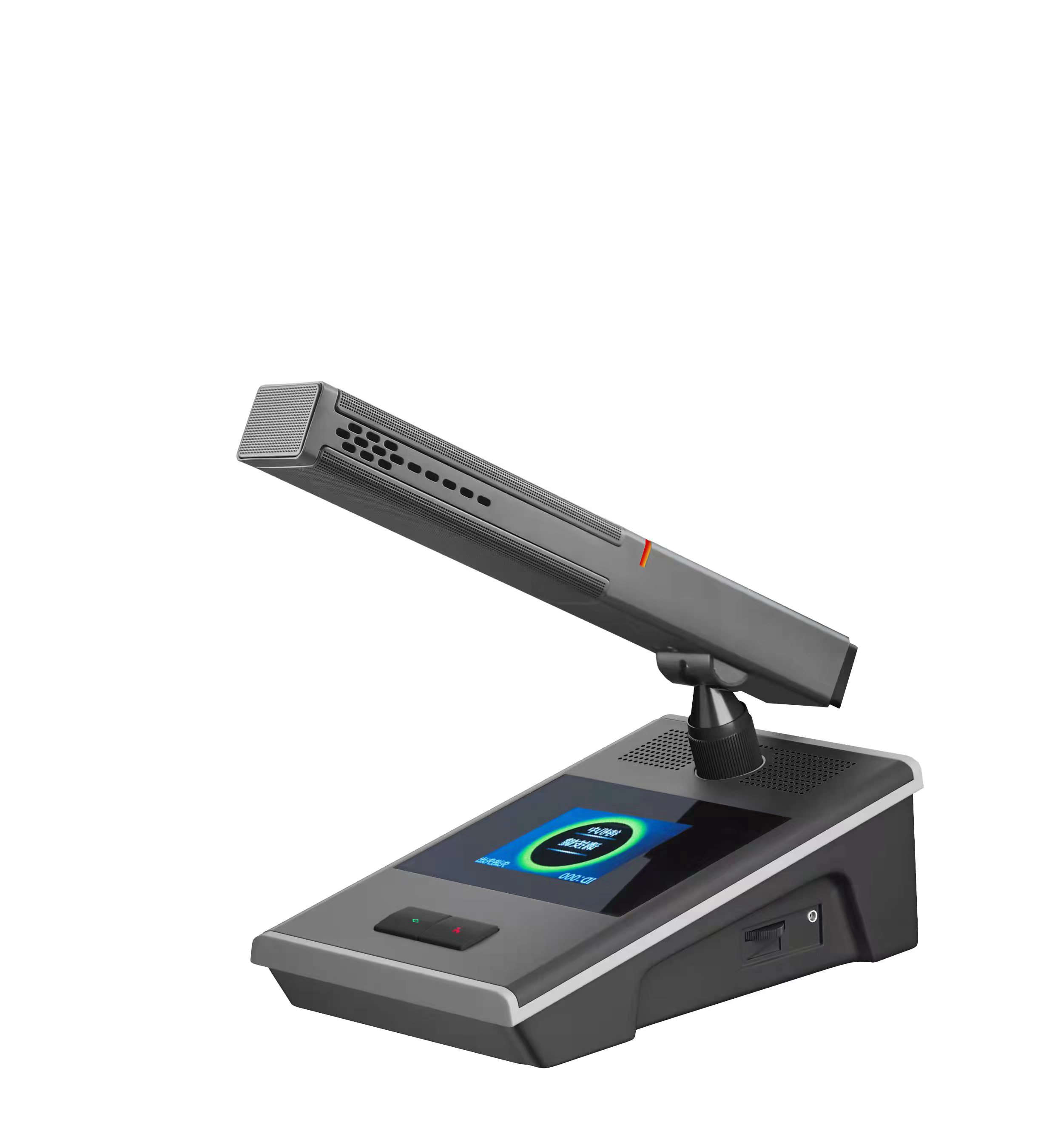 UHF 4 Channels Wireless Microphone System 80Hz -16KHz With Long Pick Up Range 100cm