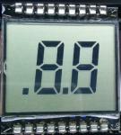 Metal Pin TN LCD Segment Display For Electronic Equipment