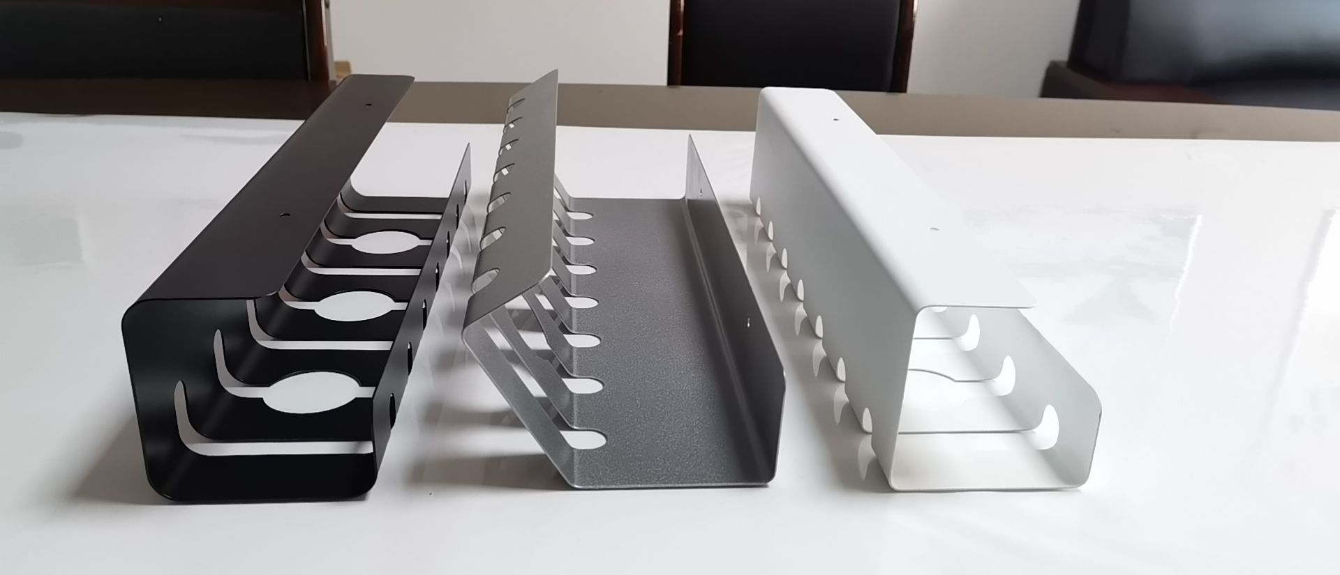 Desk Cable Basket Without Drilling Under Table Cord Holder for Neat Wire Organization