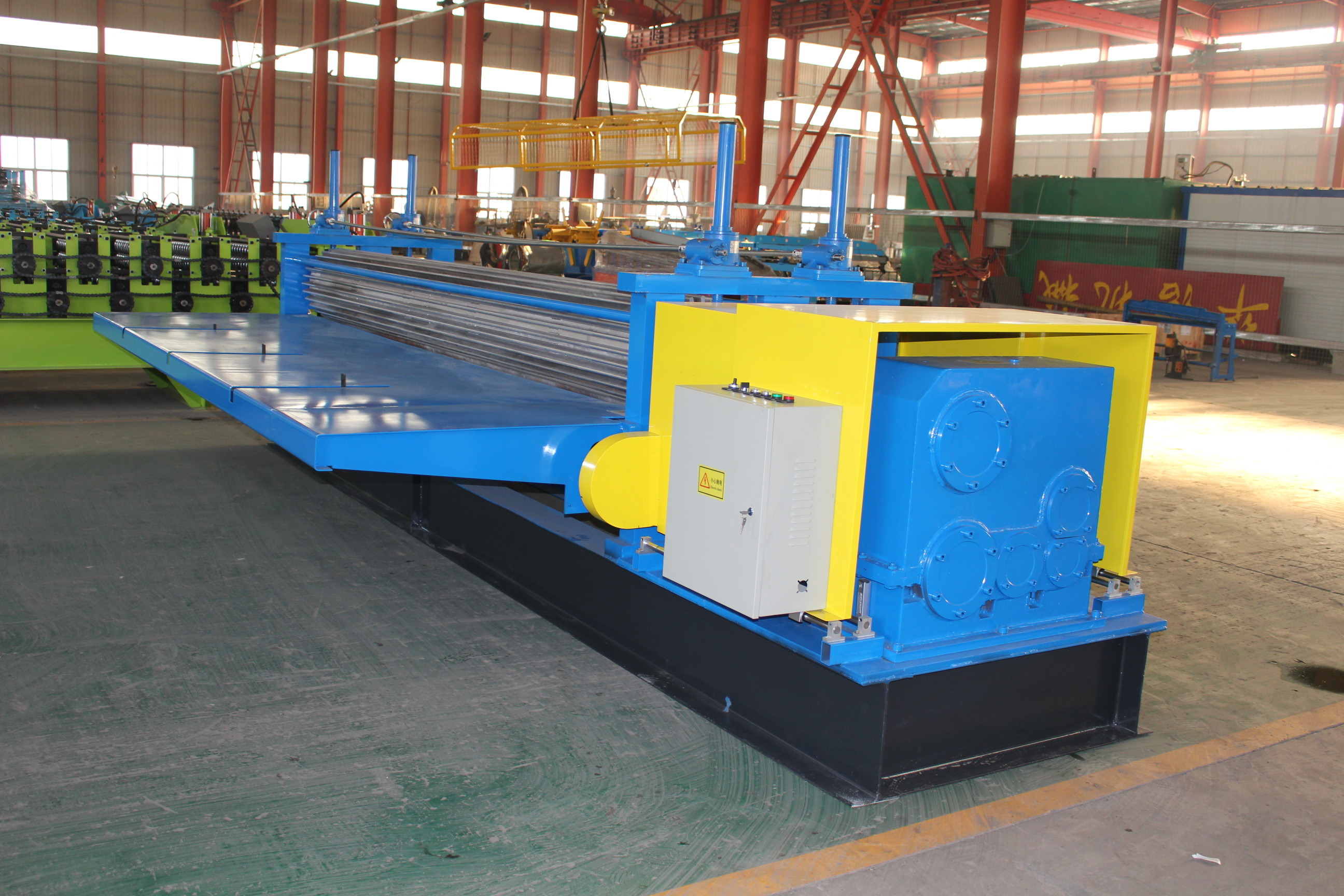 Horizontal Wave Sheet PPGI Tile Roll Forming Machine For Roof