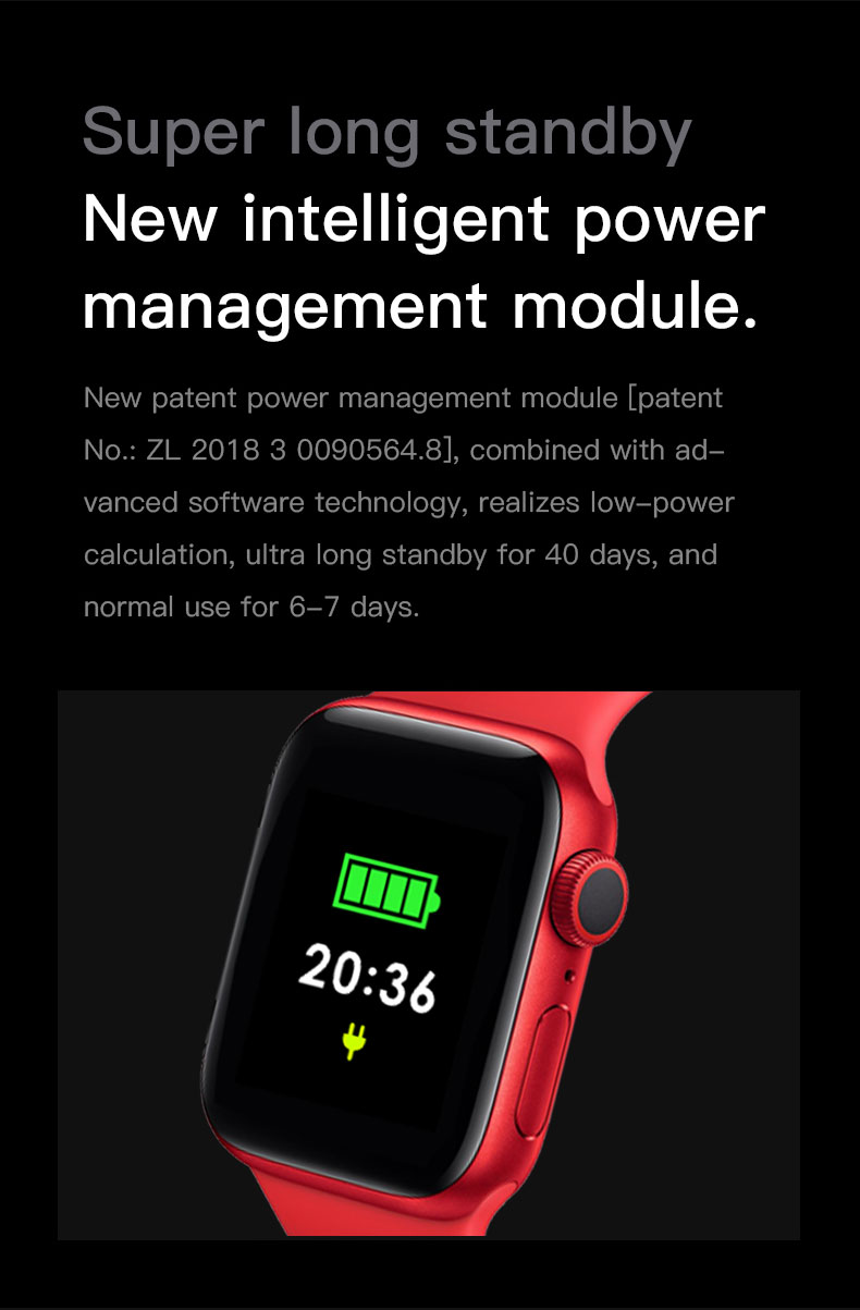 HL75 SmartWatch Detectable IPS Full Touch Heart Rate Fitness Tracker
