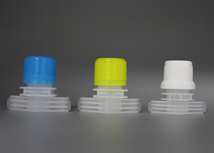 PE Plastic Spout Caps Caliber 16 Millimeter For Beverage Doypack / Baby Food Pouch Caps