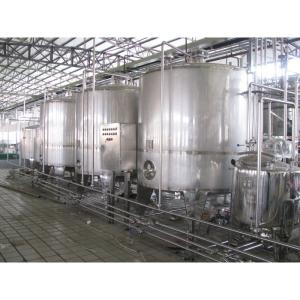 Automatic Complete Organic Yogurt Processing Line Pasteurizing Freezing